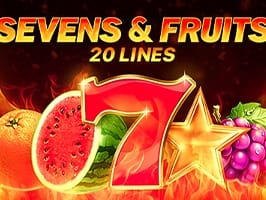 Sevens n Fruits 20 lines screenshot